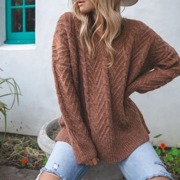Love Stitch Sweaters Lovestitch Oversized Sweater Poshmark
